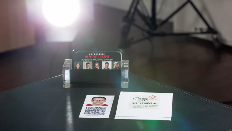 Digitale Passbilder mit QR-Code in Göttingen